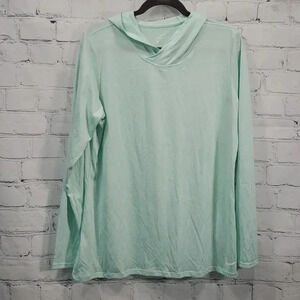 Nike Dri-Fit Women's Aqua Blue Hoodie Size XL